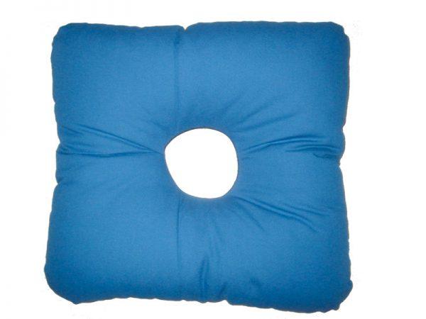 Mediland Cuscino Antidecubito in Fibra Cava Siliconata con Foro Anatomico