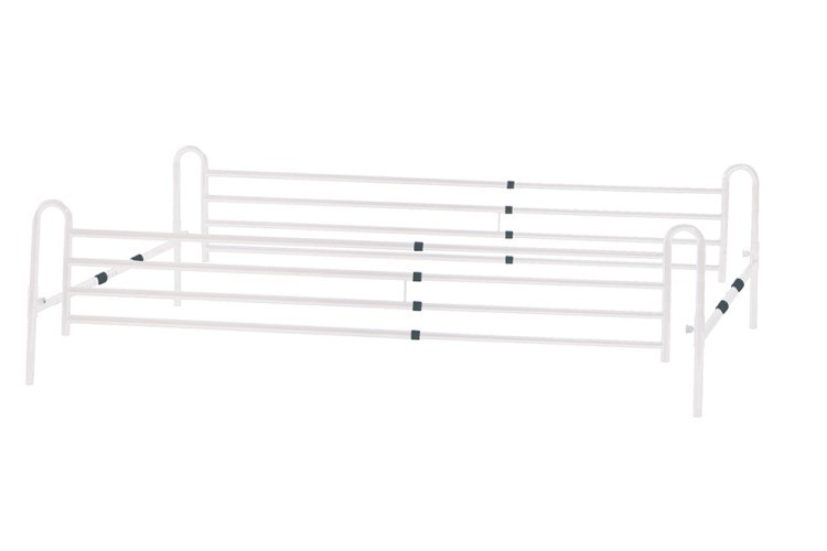 Sponde Universali Telescopiche in Acciaio Verniciato Bianco